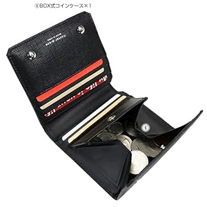 Amazon | [マスターピース] サイフ luster 二つ折り財布 (本革